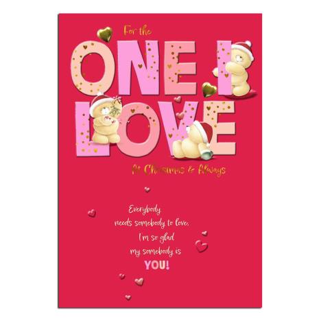 For The One I Love Forever Friends Christmas Card
